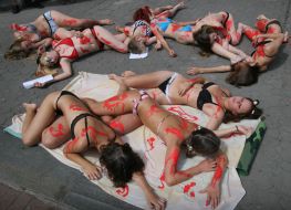 Пикет против открытия сезона охоты