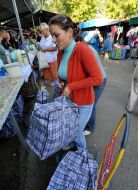 Trade at the food market