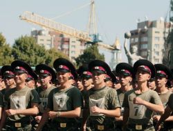 Students of military lyceum