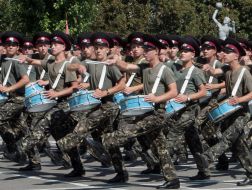 Students of military lyceum