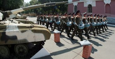 Students of military lyceum