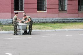 Student of military lyceum