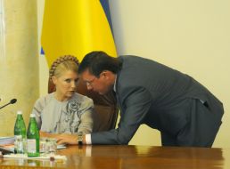 Yuliya Timoshenko and Yury Lutsenko