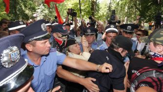 Сотрудники милиции