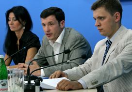 Оксана Кравец, Сергей Костянчук и Роман Титикало