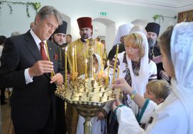 Viktor Yushchenko and Yekaterina Yushchenko