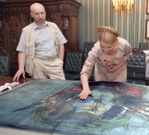 Yulia Timoshenko and Aleksandr Turhinov