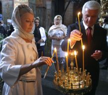 Yulia Timoshenko and Vladimir Litvin