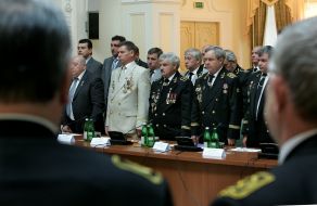 Participants  of meeting during the minute of silence