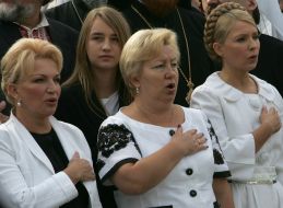 Raisa Bogatyryova, Vera Ulyanchenko and Yuliya Timoshenko