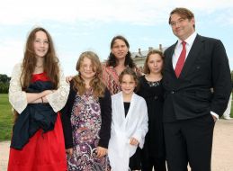 Grigor Razumovskiy with his family