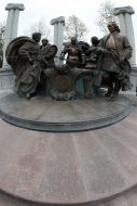 Sculpture composition «Hetman glory»
