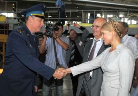 Yuliya Timoshenko, Igor Shevchenko and Anatoly Myalitsa