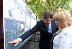 Ekaterina Yushchenko and Igor Tarasyuk