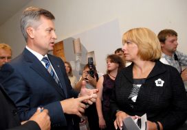 Ekaterina Yushchenko and valentin Nalivaychenko