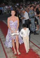 Mariya Berseneva with her son Nikita