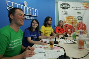 Press-conference participants