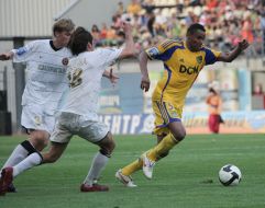 Sergey Sidorchuk, Avelino Coelho Jackson and Darius Mitseyka