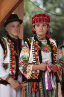 Участники гуцульского фестиваля