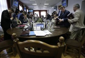 Participants of interdepartmental conference on the questions of counteraction of corruption and bribery