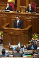 Viktor Yanukovich, Vladimir Litvina and Aleksandr Lavrinovich