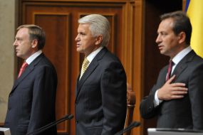 Aleksandr Lavrinovich, Vladimir Litvin and Nikolay Tomenko