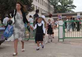 Mother with daughter