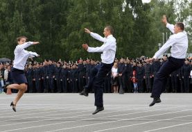 Internal Affairs Ministry Kievan National University students