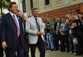 Viktor Yanukovich and Sergey Kivalov