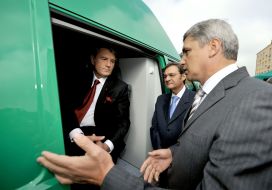 Viktor Yushchenko, Jose Manuel Pinto Teixeira and Nikolay Litvin