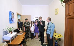 Viktor Yushchenko and Jose Manuel Pinto Teixeira