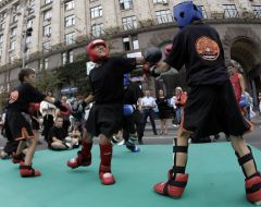 Olympic lesson participants