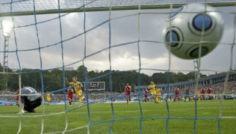 Goalkeeper of Andorra National team let in a goal