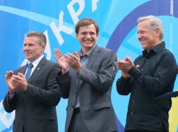 Yuriy Pavlenko, Sergey Bubka and Vitaliy Zuravskiy
