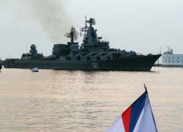 A cruiser  ”Moscow”