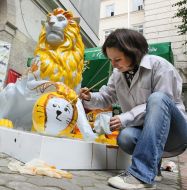 “Parade of lions” in Lvov