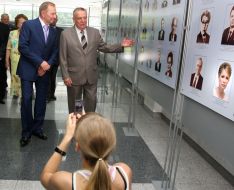 Leonid Kuchma and Nikolay Polyakov