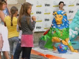 “Parade of lions” in Lvov