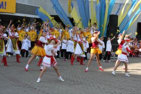 The participants of child’s dancing collective