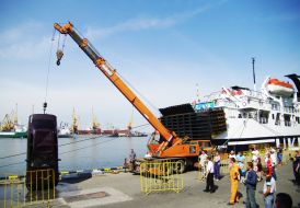 Operation on raising of a car