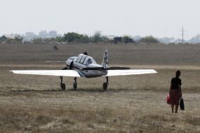 The airplane YAK-52