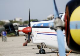 The airplanes