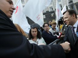 Yaroslav Mesyats and Oleg Lyashko
