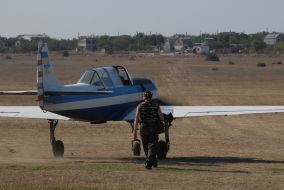 The airplane YAK-52