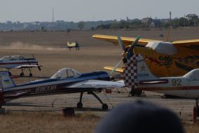 The airplanes