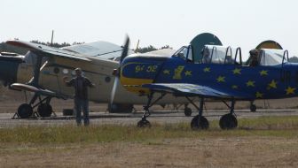 The airplanes