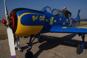 The airplane YAK-52
