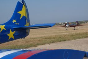 The airplanes