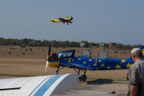 The airplanes