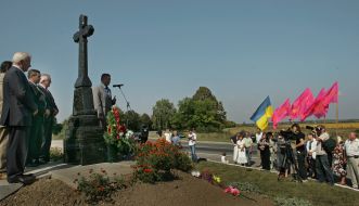 Mass meeting-requiem in memory about the lost journalist Georgy Gongadze